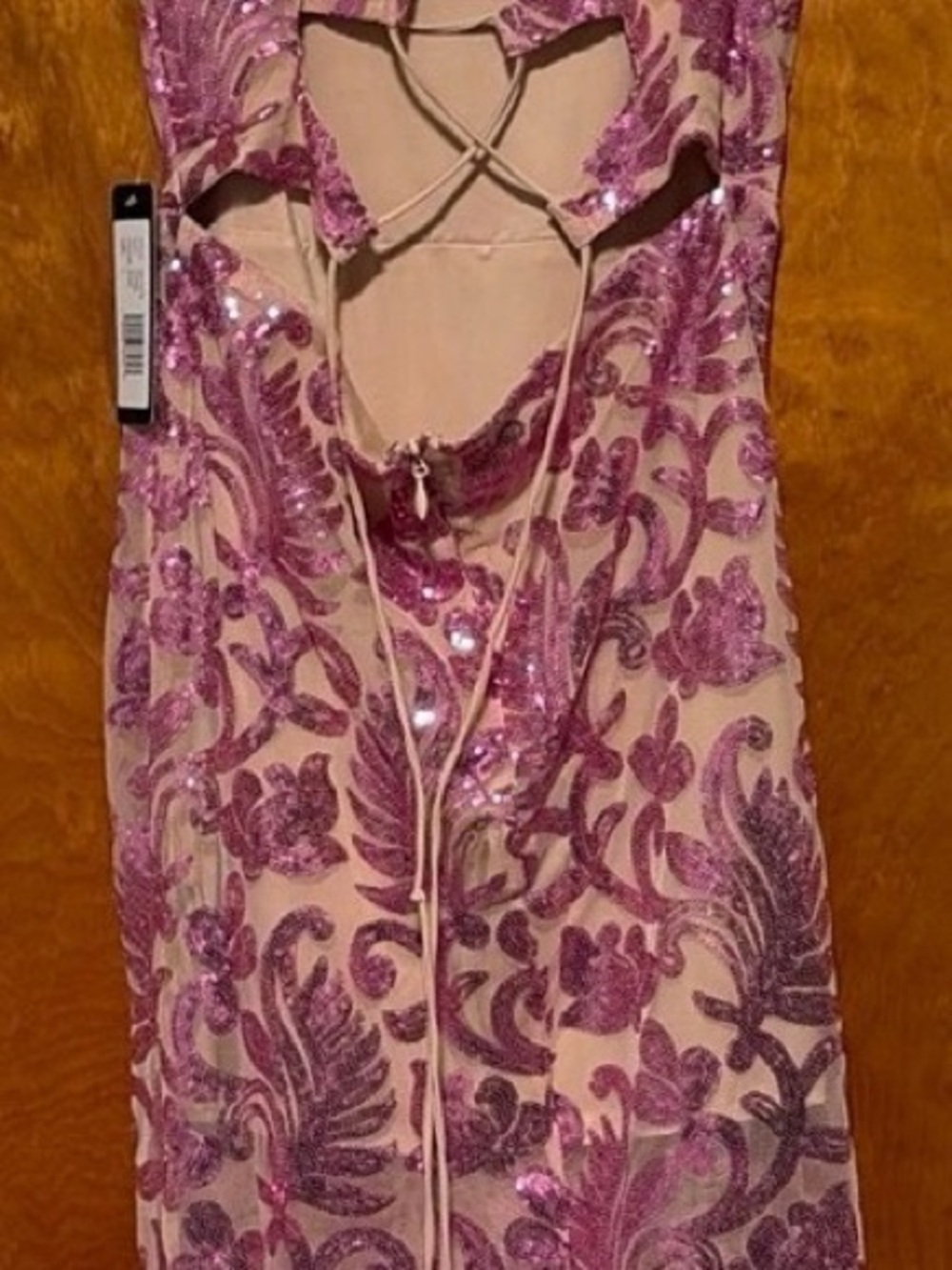BEBE Women's Sequin Dress (L) - Picture 2 of 8